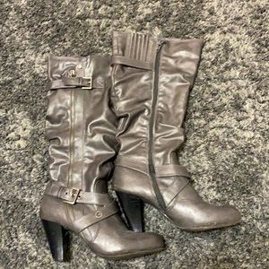 Grey Guess High heel boots